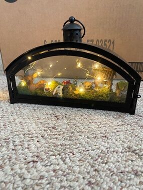 Handmade Fairy Lattern with Cozy Animals